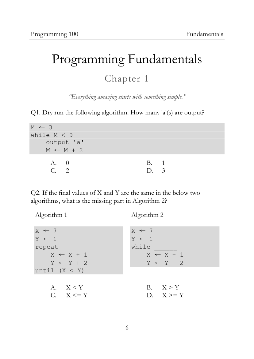 Sample Preview Page 1 - DSE ICT Programming Book Sample Preview Page 1